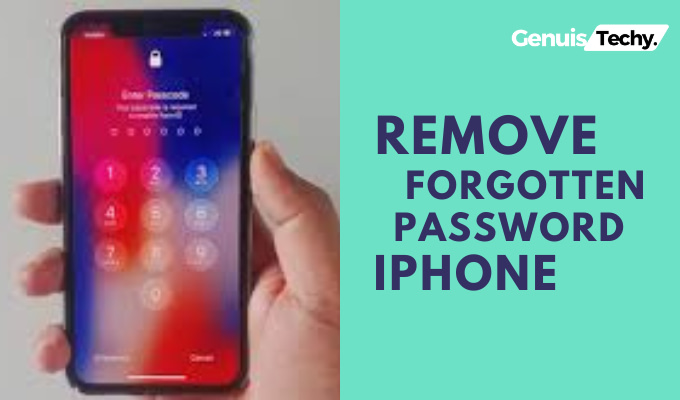 remove forgotten password iphone